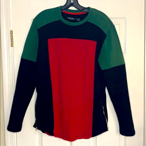 HUDSON OUTERWEAR Christmas ColorBlock Side Zip S - Picture 1 of 10